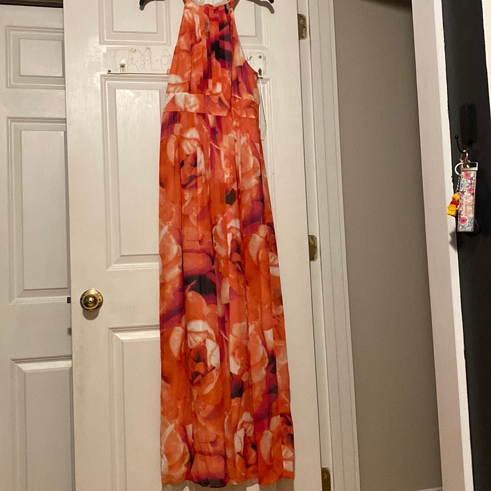 Pink Floral Dress
